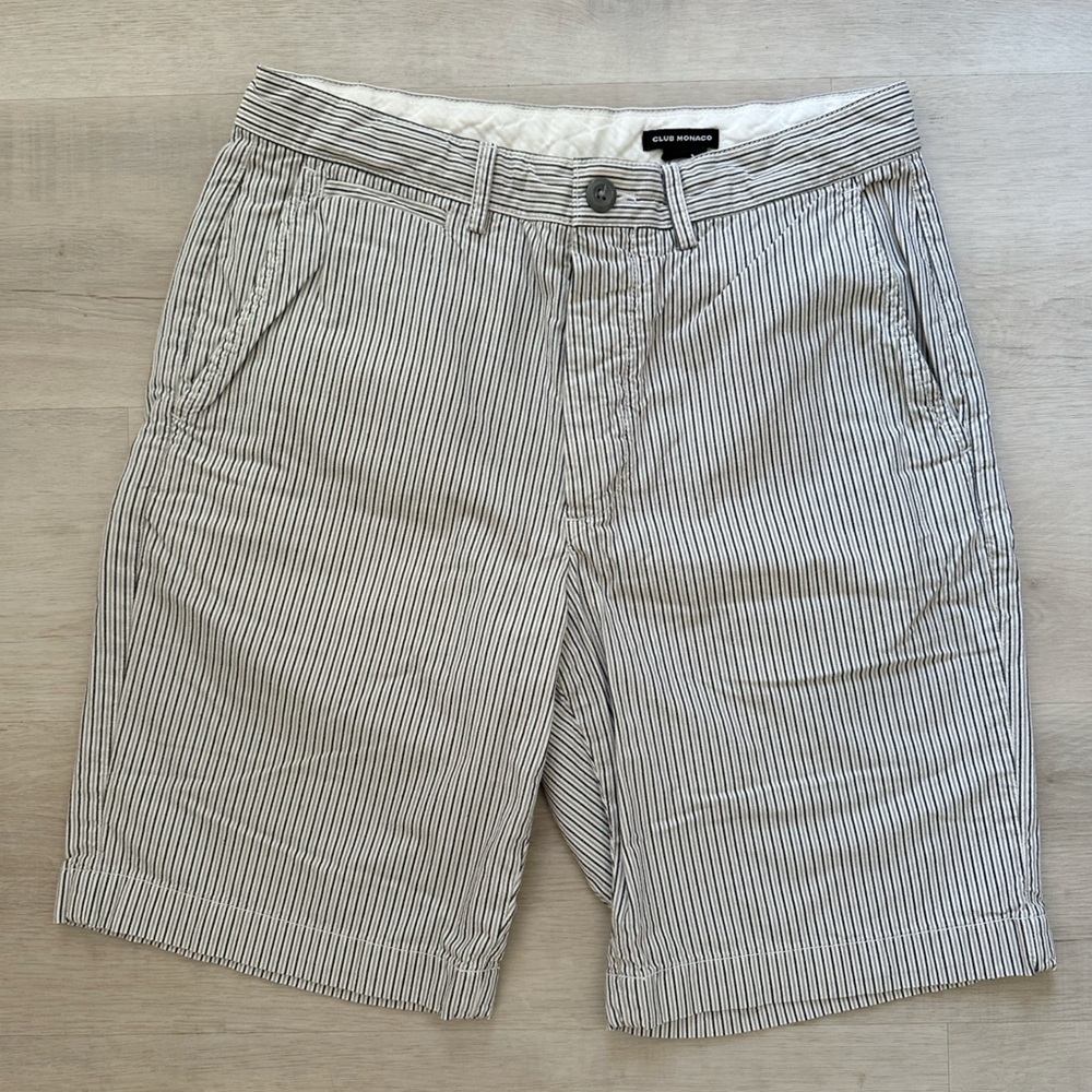 Men's Club Monaco striped shorts  size 31